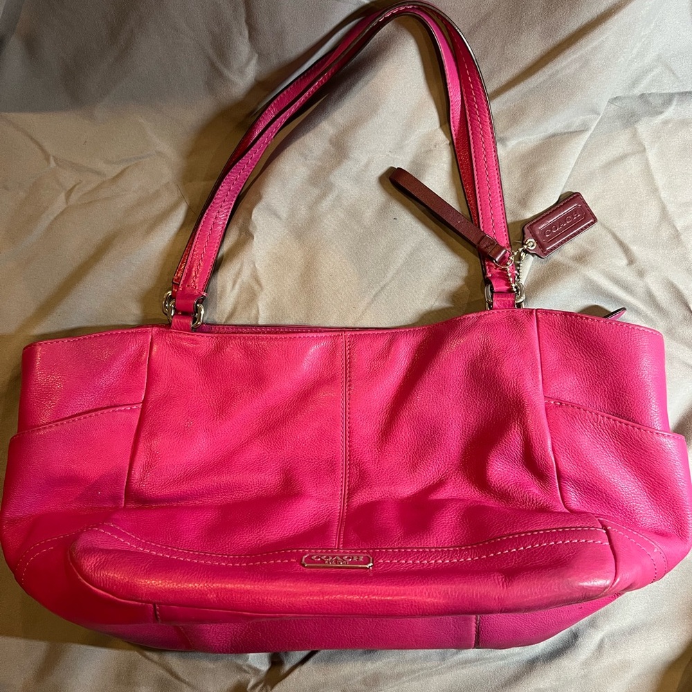 Pink Coach Handbag
